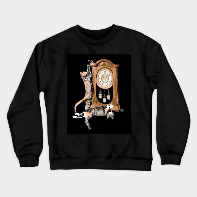 Steampunk'd Arya and Veda Crewneck Sweatshirt by ArtbyMinda